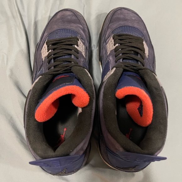 CQ9597-401 Jordan Retro 4 IV Winterized Loyal Blue Casual Shoes - Size 13 Mens - Picture 6 of 9